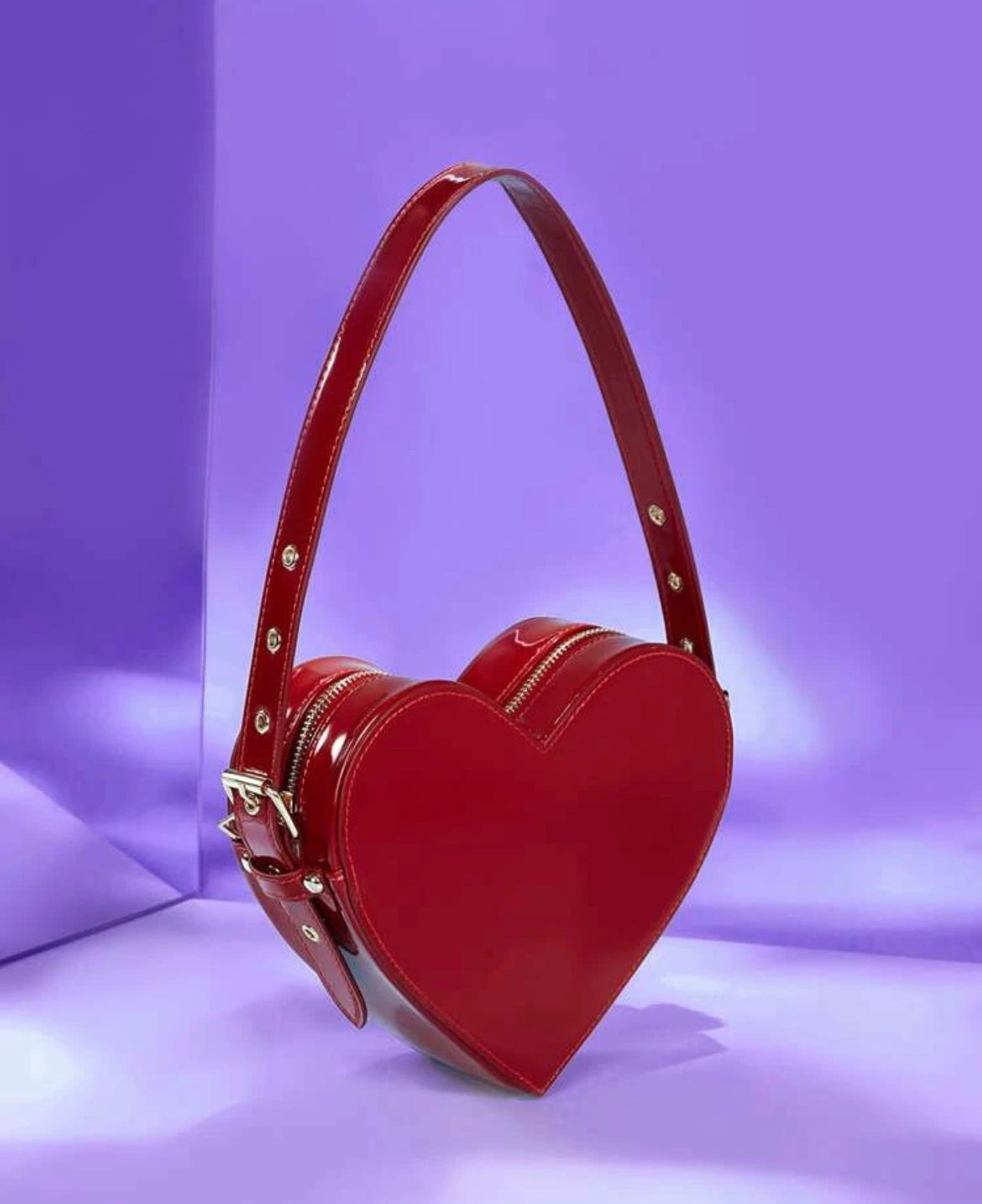 Red Heart Shaped Bag ♥️