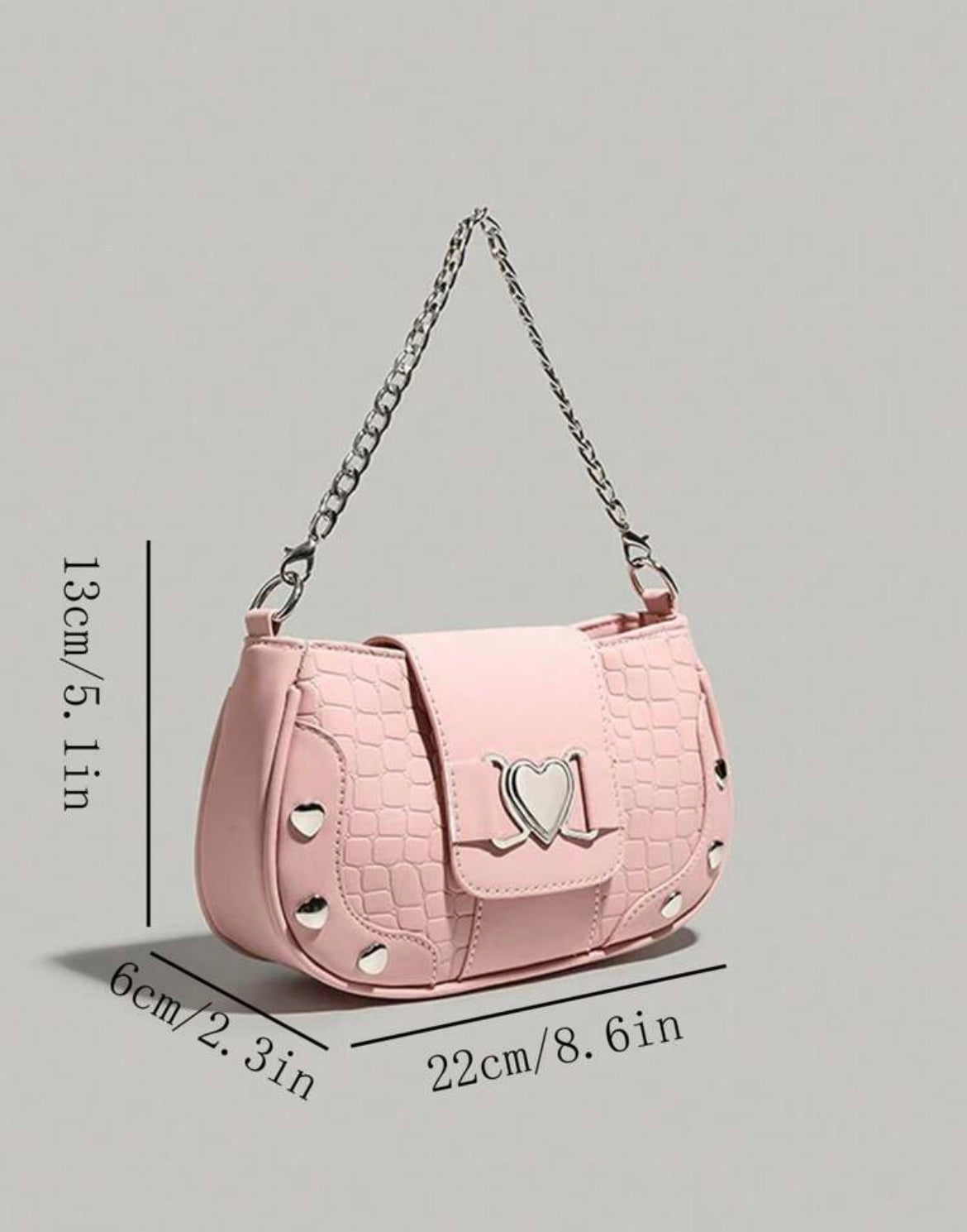 3 Straps Fashion Anti-Splash Shoulder Bag Pink 💓