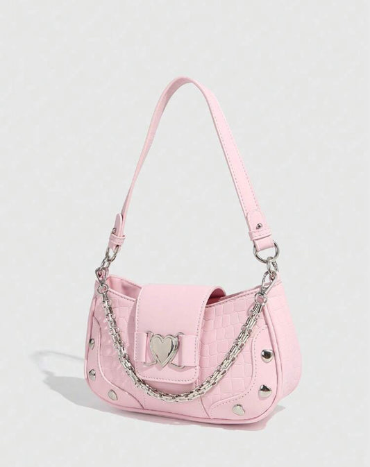 3 Straps Fashion Anti-Splash Shoulder Bag Pink 💓