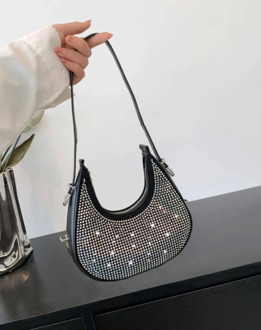 Bright Rhinestone Dinner Bag