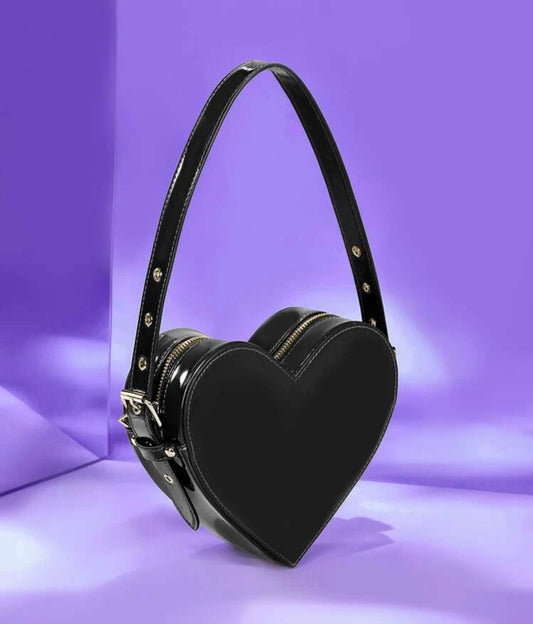 Black Heart Shaped Bag 🖤